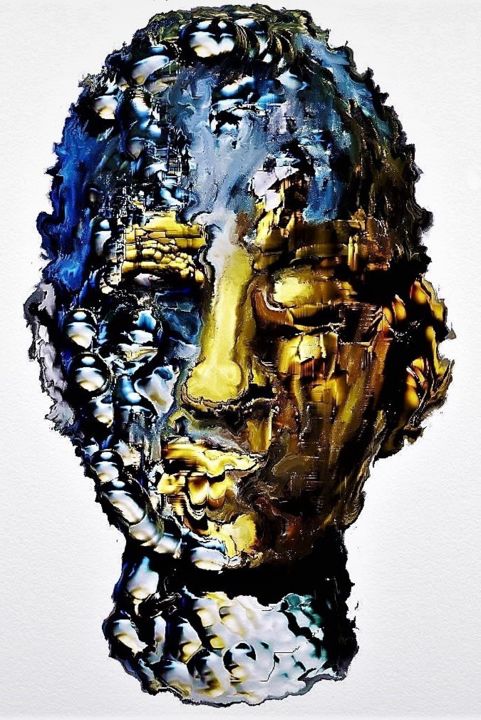 Arts numériques intitulée "Delirium 3" par Jacky Joncourt, Œuvre d'art originale, Peinture numérique