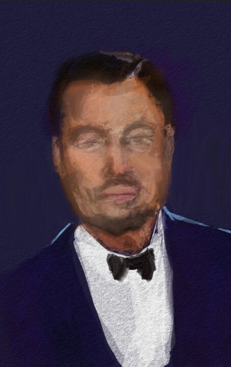 Arte digitale intitolato "Un homme bien sapé.…" da Jacky Patin, Opera d'arte originale, Pittura digitale