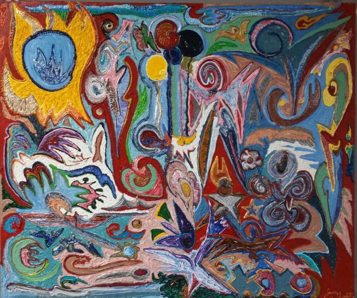 Pintura intitulada "Silver Spoon" por Jose Acosta, Obras de arte originais, Acrílico