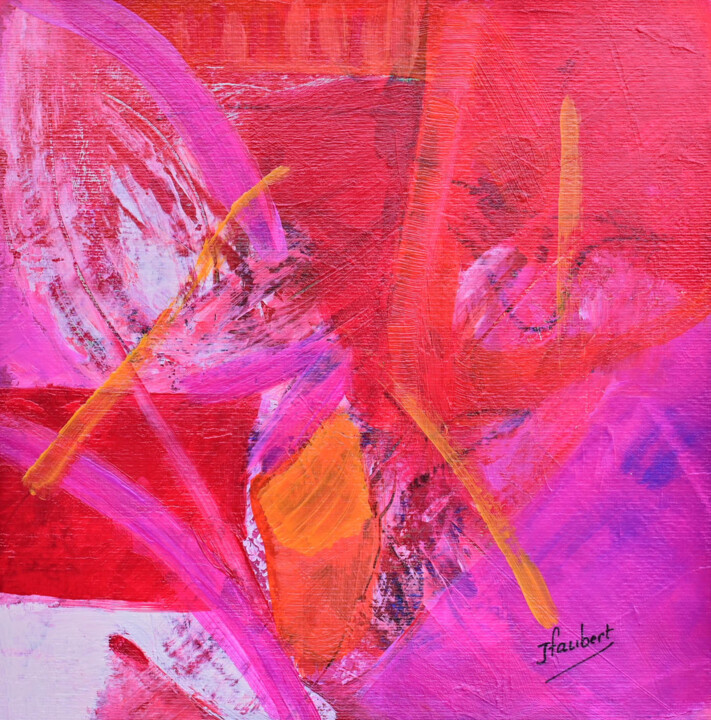 Картина под названием "Passion" - Jacqueline Faubert, Подлинное произведение искусства, Акрил