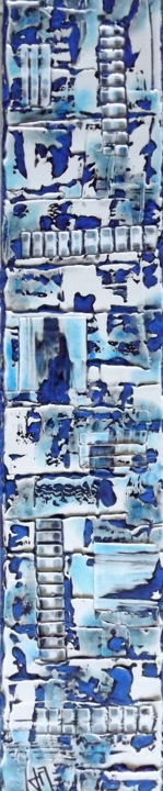 "Le Lagon bleu de Ra…" başlıklı Tablo Jacqueline Morandini tarafından, Orijinal sanat, Akrilik Ahşap Sedye çerçevesi üzerine…