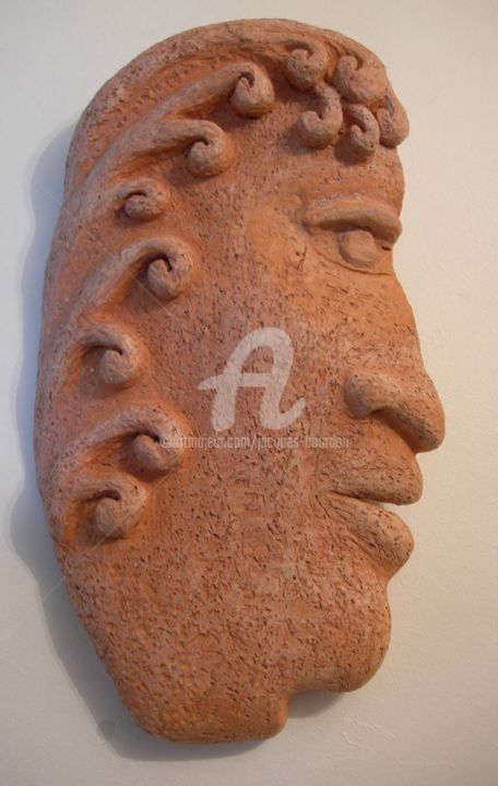 Escultura titulada "Aborigène   arborig…" por Jacques Bourdon (JAQ), Obra de arte original, Arcilla