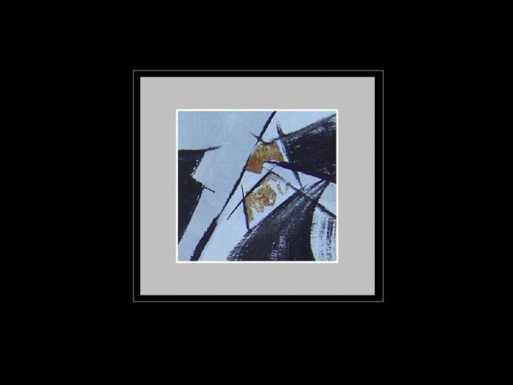 Pittura intitolato "abstracta 54.2 acry…" da Jacques De Poorter, Opera d'arte originale