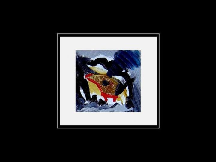 Pittura intitolato "abstracta  acryliqu…" da Jacques De Poorter, Opera d'arte originale