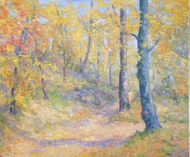 Painting titled "Le Parc d'Artigues…" by Jacques Fontan, Original Artwork