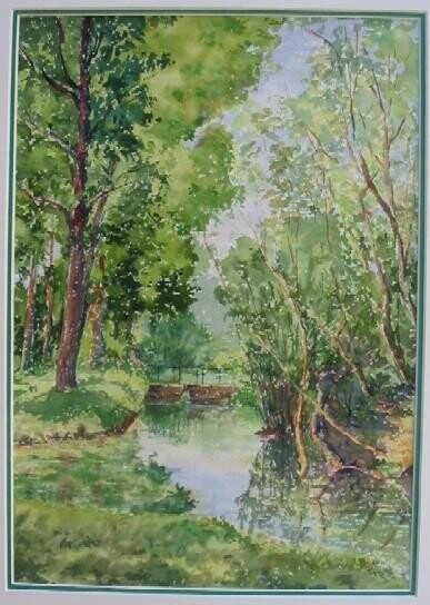 Peinture intitulée "A Podensac (Gironde…" par Jacques Fontan, Œuvre d'art originale, Huile