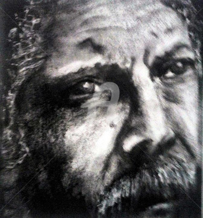Painting titled "georges-brassens.jpg" by Jacques Rolland, Original Artwork