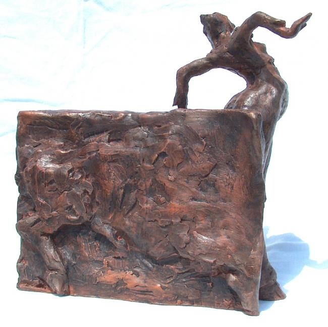 Sculpture titled "fusion" by Jacques Stauffert, Original Artwork