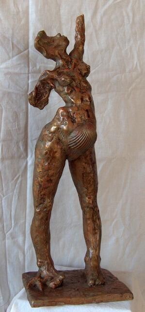 Sculptuur getiteld "l'étoile de mère" door Jacques Stauffert, Origineel Kunstwerk, Metalen