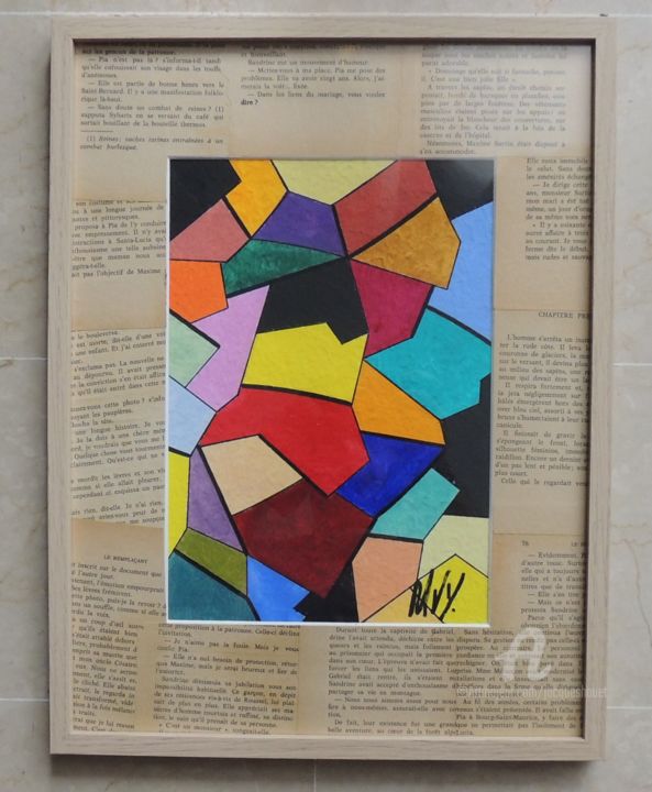Peinture intitulée "Des couleurs comme…" par Jordan Ravy, Œuvre d'art originale, Acrylique