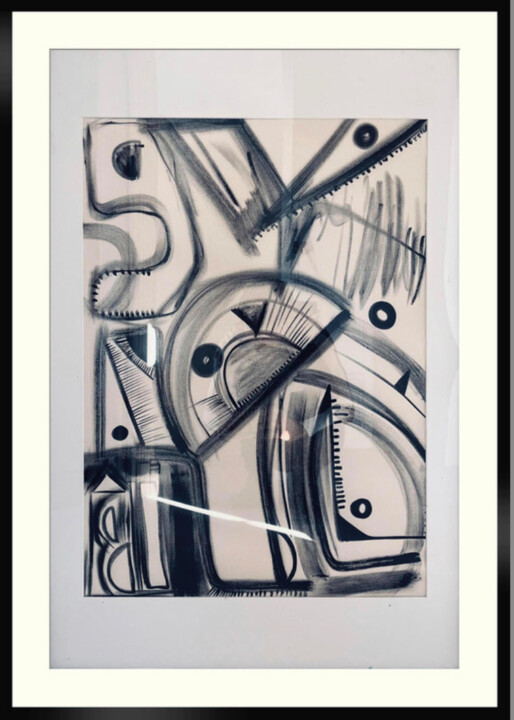 Рисунок под названием "ETHNO DREAM Collect…" - Jag, Подлинное произведение искусства, Чернила Установлен на Другая жесткая п…