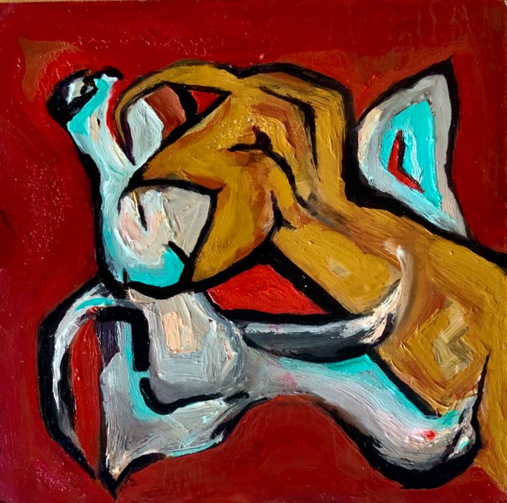 Painting titled "Untitled" by Jaime Azedo, Original Artwork, Oil