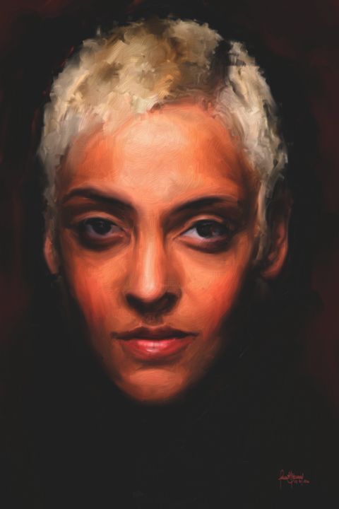 Digital Arts titled "Mariza" by Jaime Andrés Betancur Pérez, Original Artwork, Digital Painting
