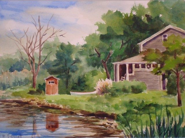 Painting titled "Springtime in Guilf…" by Elizabeth Sennett, Original Artwork, Oil