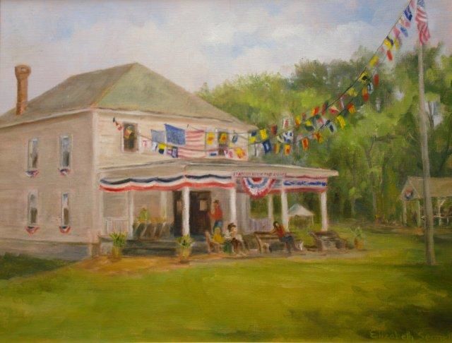 "Haddam Neck Fair 20…" başlıklı Tablo Elizabeth Sennett tarafından, Orijinal sanat, Petrol