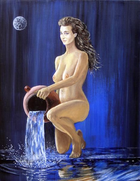Pintura intitulada "Water of life" por Ivan Lenardic, Obras de arte originais