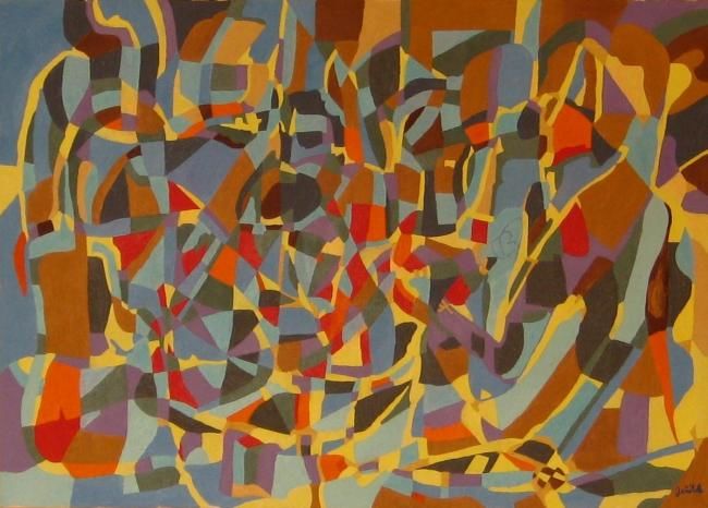 People Play Roulette When Pigeon Fly Into A Room Painting By