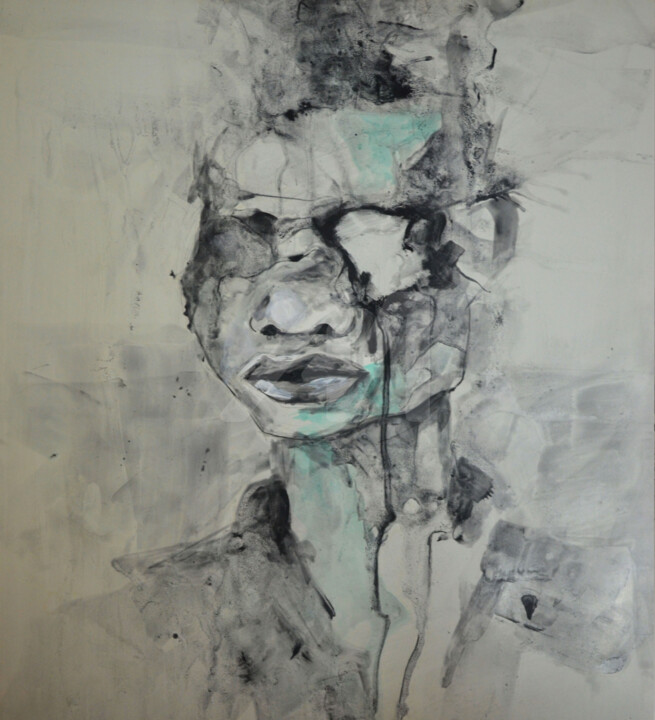 Painting titled "rikshaowala-3" by Jalal, Original Art, Acrylic