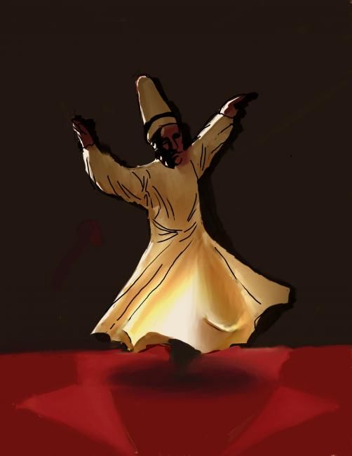 Digital Arts titled "Roomi dancer" by Jamal Janjua, Original Art,