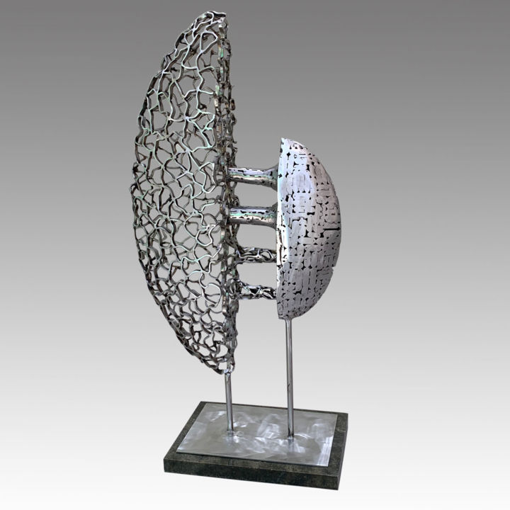 Sculpture intitulée "Attachments III" par Jamal Alyousif, Œuvre d'art originale, Pierre