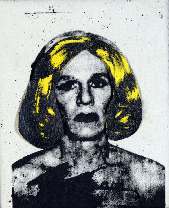 Painting titled "Andy Warhol" by James B Studios, Original Art,