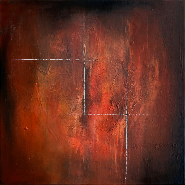 Peinture intitulée "Dissonance" par James Rooney, Œuvre d'art originale, Huile