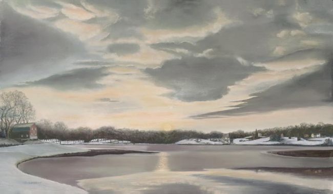 Painting titled "Winter Solstice" by James Sheehy, Original Artwork