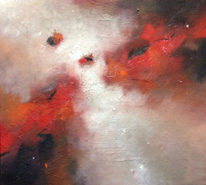 Картина под названием "'music04'" - Jan Aanstoot, Подлинное произведение искусства, Масло
