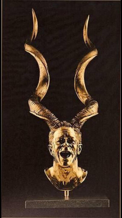 Escultura intitulada "Chapitre X Kudu" por Jan Fabre, Obras de arte originais