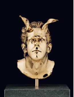 Escultura titulada "Chapter I - Goat" por Jan Fabre, Obra de arte original