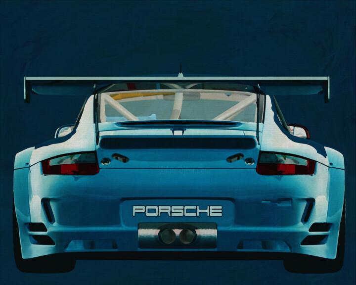 Arts numériques intitulée "Back of a Porsche G…" par Jan Keteleer, Œuvre d'art originale, Peinture numérique