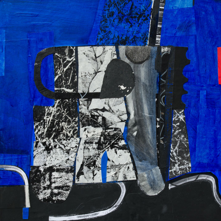 Colagens intitulada "Untitled nr. 3" por Jana Štok, Obras de arte originais, Colagens