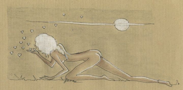 "baiser.jpg" başlıklı Resim Jane Buchet-Astruc tarafından, Orijinal sanat