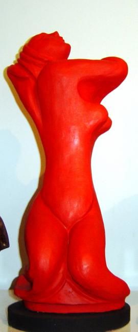 Pintura intitulada "mulher nua" por Janette Janette De Souza Marques, Obras de arte originais,