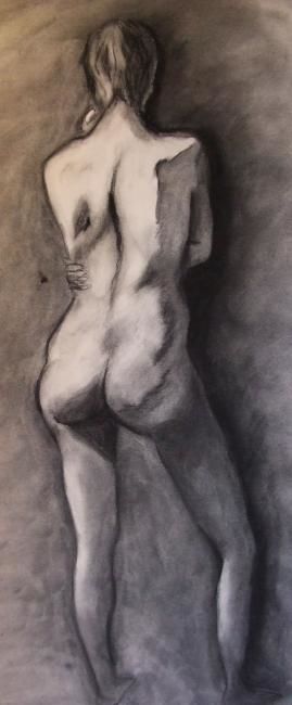 Painting titled "Drawing for Figure…" by Janel Bragg, Original Artwork