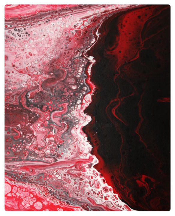 Картина под названием "bloody mary" - Benoît Janes, Подлинное произведение искусства, Акрил