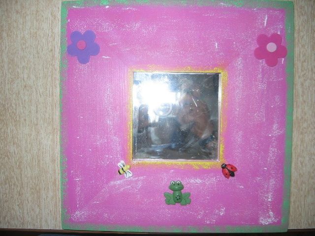 Artcraft titled "Miroir rose" by Janine Roquessalane, Original Artwork