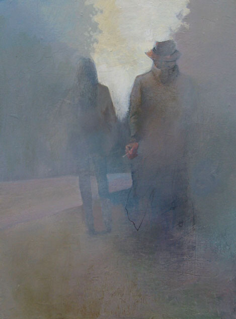 Painting titled "Roadside" by Janis Zingitis, Original Artwork