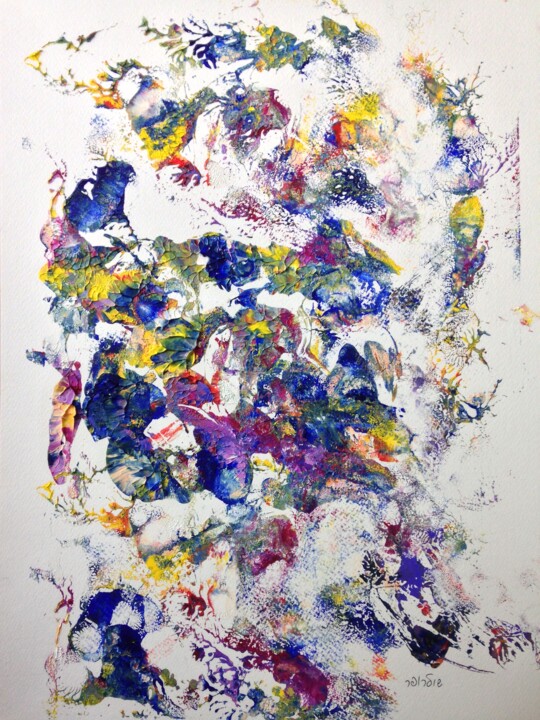 绘画 标题为“floral composition” 由Janna Shulrufer, 原创艺术品, 油
