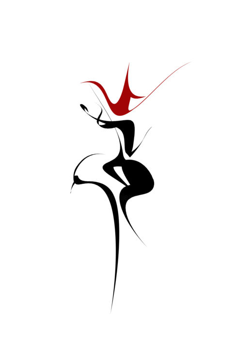 Grafika cyfrowa / sztuka generowana cyfrowo zatytułowany „Dance of stillness” autorstwa Ιωαννης Εφραιμιδης, Oryginalna praca…