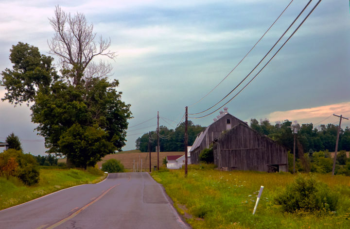 摄影 标题为“Pennsylvania Farm” 由Janos Gardonyi, 原创艺术品, 数码摄影