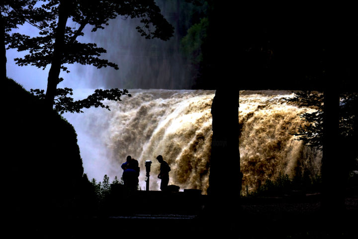 Photography titled "Genessee Falls" by Janos Gardonyi, Original Artwork, Digital Photography