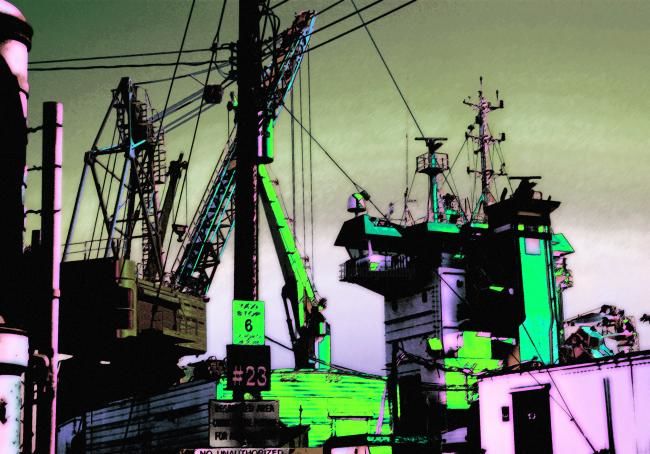 Digital Arts titled "Industry" by Janos Gardonyi, Original Artwork, Digital Painting