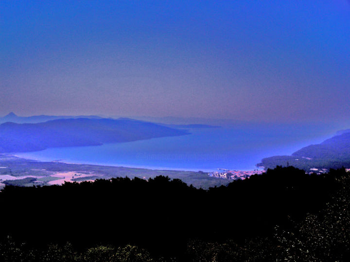 Photography titled "TURKISH COAST -BLUE" by Janos Gardonyi, Original Artwork