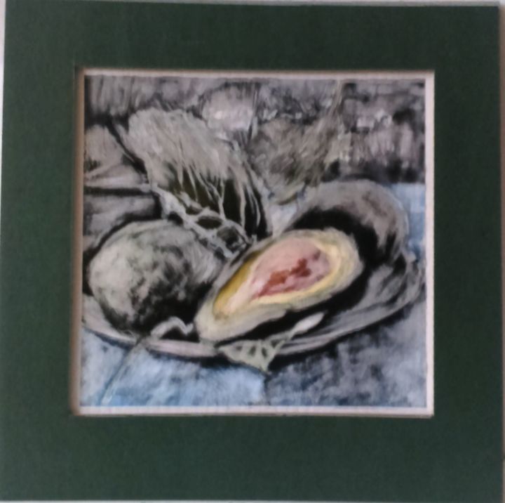Obrazy i ryciny zatytułowany „Owoc” autorstwa Janusz Klas (El Polaco), Oryginalna praca, Nadruk
