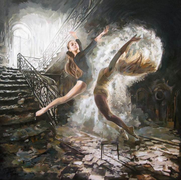 Siren, Malerei von Janusz Orzechowski