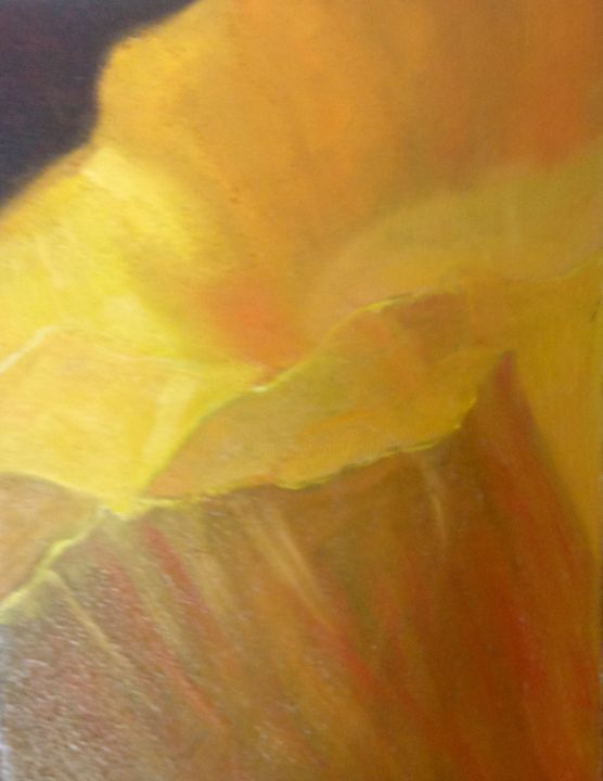 Printmaking titled "California Poppies 2" by Jan Wall, Original Art, Digital Print
