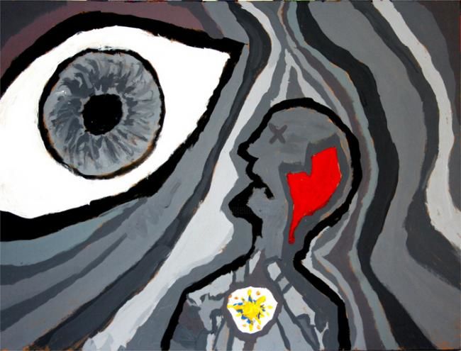 Painting titled "Stasi life" by Jared Swart, Original Art, Oil