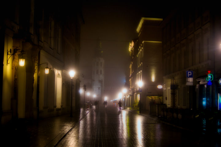 Fotografie mit dem Titel "nuit brumeuse" von Jarek Witkowski, Original-Kunstwerk
