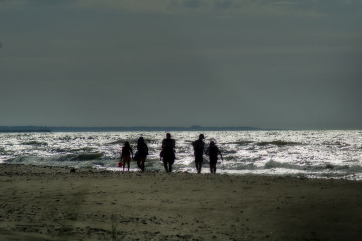 Fotografía titulada "quatre amis" por Jarek Witkowski, Obra de arte original